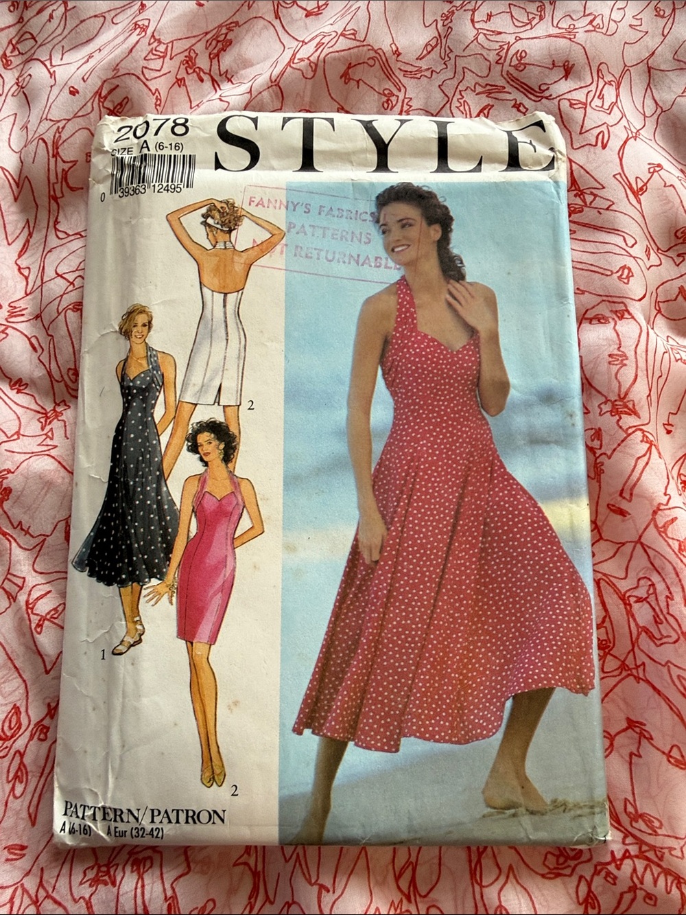 STYLE #2078 dress pattern
